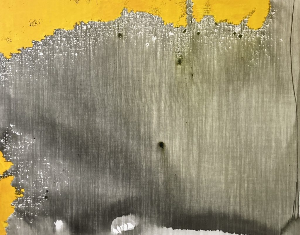 Žluté pole, akryl na plátně, 120x150